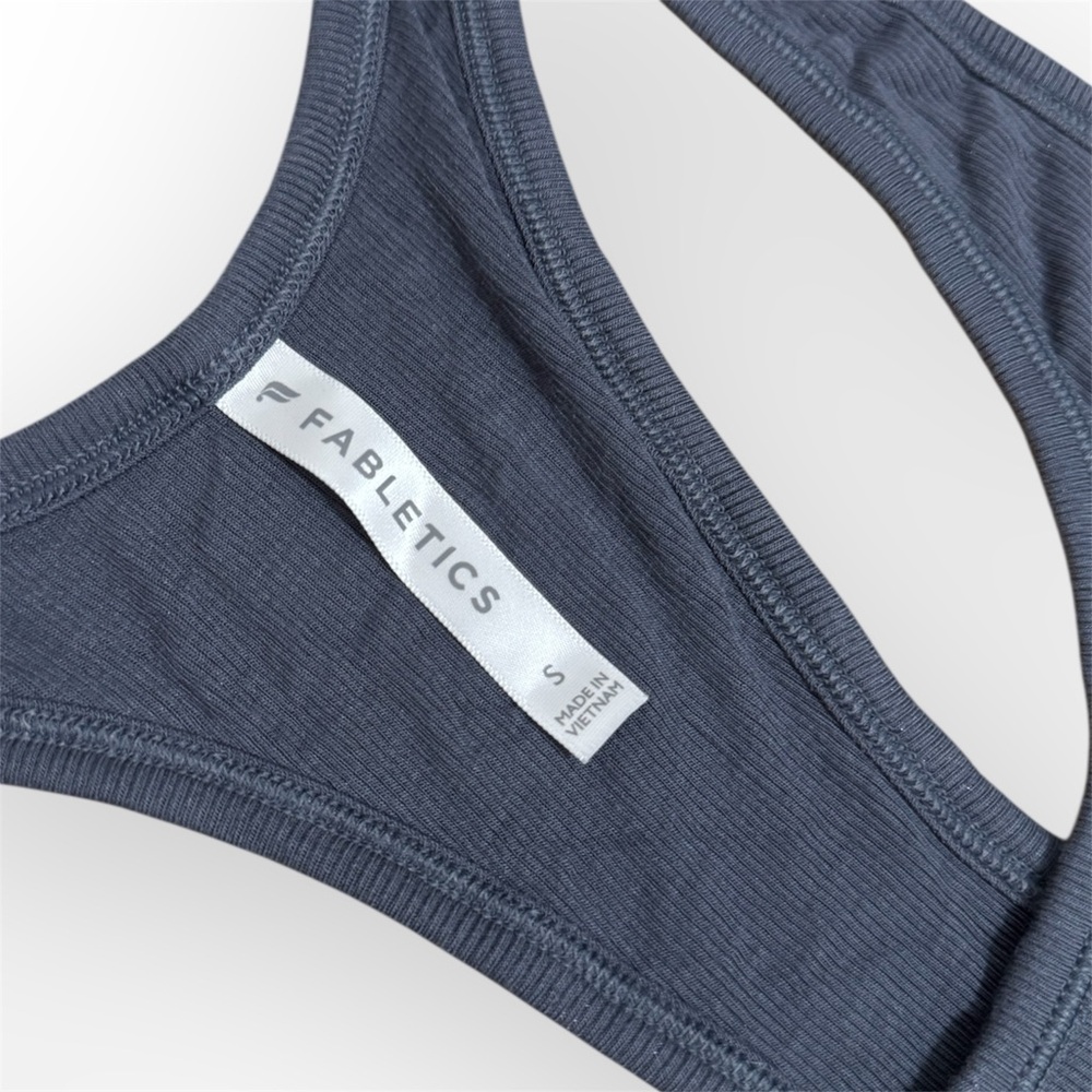 Fabletics Deep Blue Racerback Tank Top Size S - Picture 2 of 3